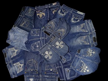 Jeans in denim senza bootcut