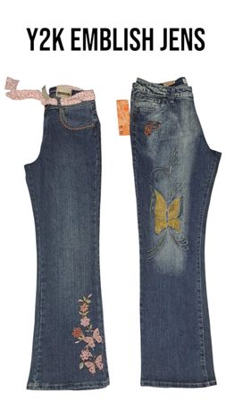 Y2K エンブリッシュ ジーンズ