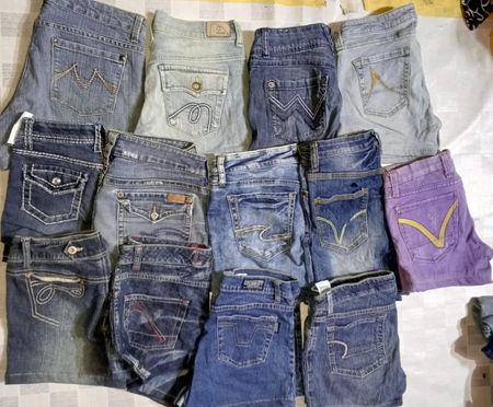 SILVER AND OTHER BRAND MINI MICRO SHORTS (IS 688)