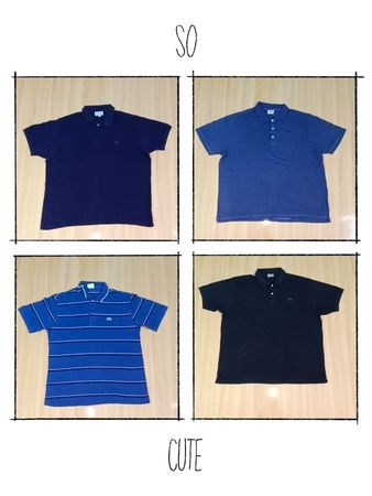 JA 0368 ヴィンテージ ラコステ 三つボタン カラー Tシャツ