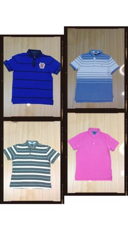 JA 0359 ヴィンテージ トミーヒルフィガー 三つボタンサ Collar Tシャツ