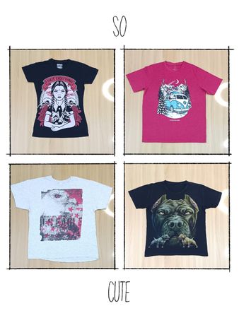 JA 0354 ヴィンテージ アンブランド ラウンドネック プリント Tシャツ