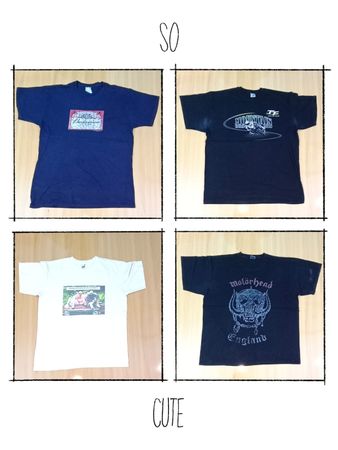 JA 0348 Vintage Fruit Of The Loom Round Neck T-shirts