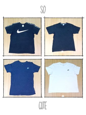 JA 0345 Camisetas Vintage Nike de Gola Redonda