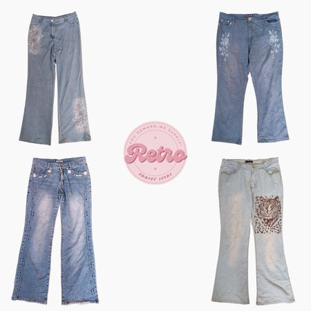 “Flare & Flair: y2k Statement Jeans Collection”