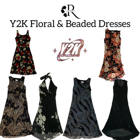 Y2K Beaded & Floral Dresses
