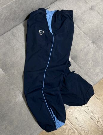 Pantalons de survêtement en nylon vintage Nike Y2K baggy Drill petit Swoosh mixte