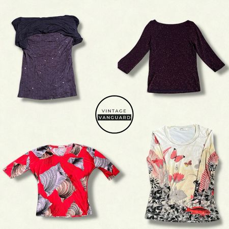 Y2k Cherry Blossom Printed Blouse