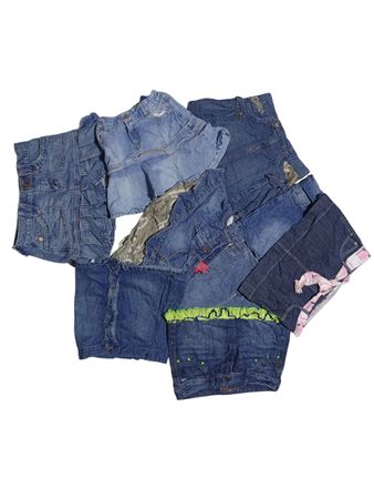 Denim Mini skirts