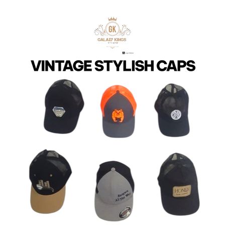 Vintage stylish Caps