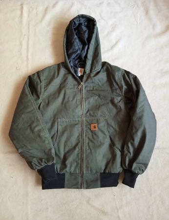Carhartt rework style hood jacket