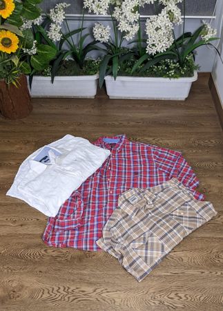 Mix branded men button up shirt