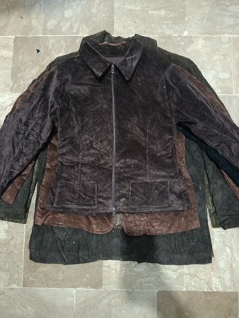 Manteau en velours côtelé