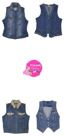 Y2k einzigartige Denimwesten