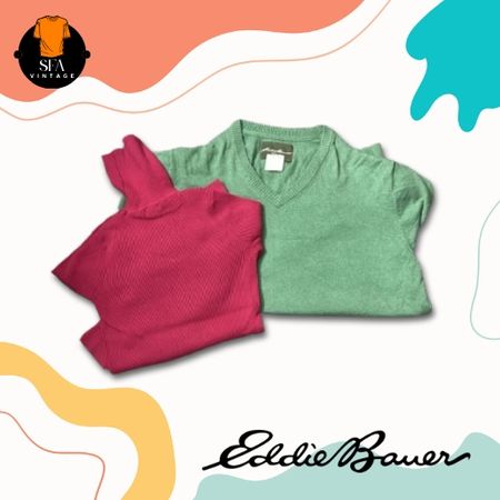 Les pulls Eddie Bauer mélangent