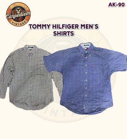 Camicie di cotone da uomo Tommy Hilfiger ak90