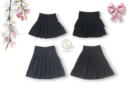 Y2K Pleated Mini And Midi Skirts Mix