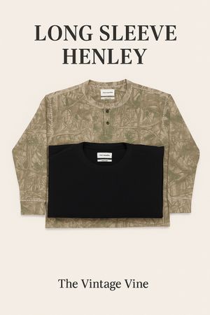 Maglietta a maniche lunghe cropped Hanley e CrewNeck senza marchio
