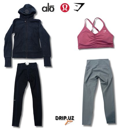 Alo, Lululemon, Gymshark Mezcla Ropa de Gimnasio para Mujer 30 Pc's DGLGA0037