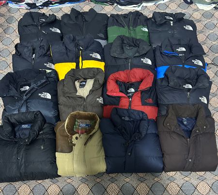 Premium the north face and polo Ralph Lauren puffer jacket