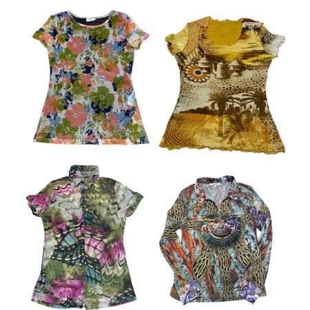 Y2K Women’s mesh And Mix Tops