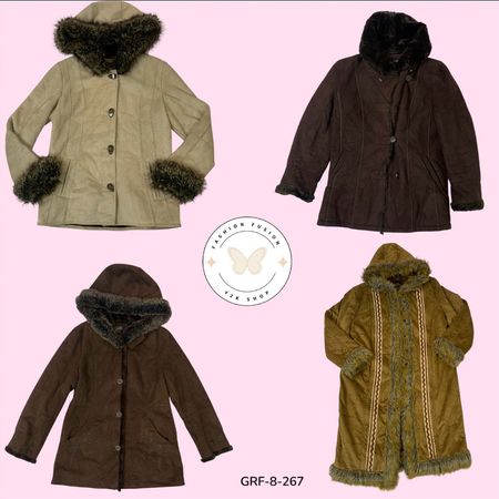 Y2K Faux Fur Coat – Retro Glam Winter Essential (GRF-8-267)