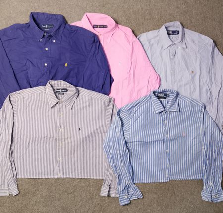 Ralph Lauren upcyled Cropped Tops