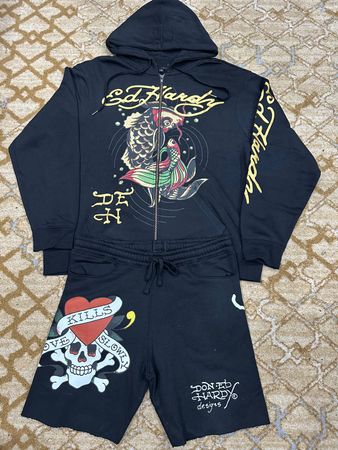 Ed Hardy Men zipper Sets