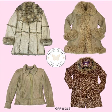 Y2K Classic Faux Fur Coat – Rare Vintage Essential (GRF-8-312)