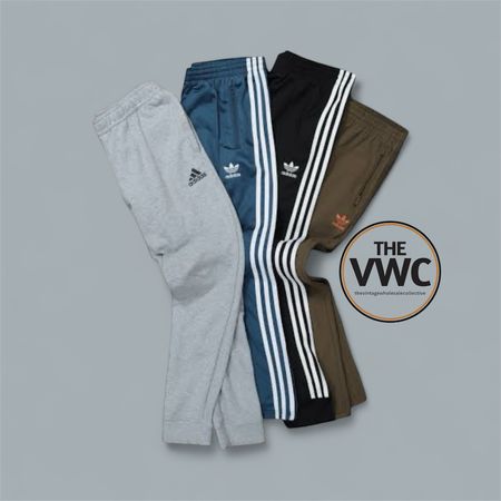Pantalon large à coupe décontractée Adidas