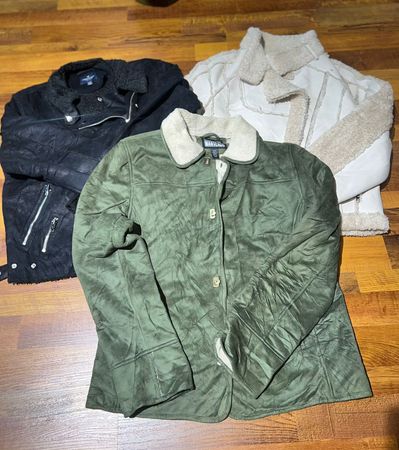 GB31 Y2K Suede Winter Fur Jacket