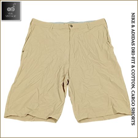 NIKE & ADIDAS DRI-FIT COTTON, CARGO SHORTS (BUNDLE 01)