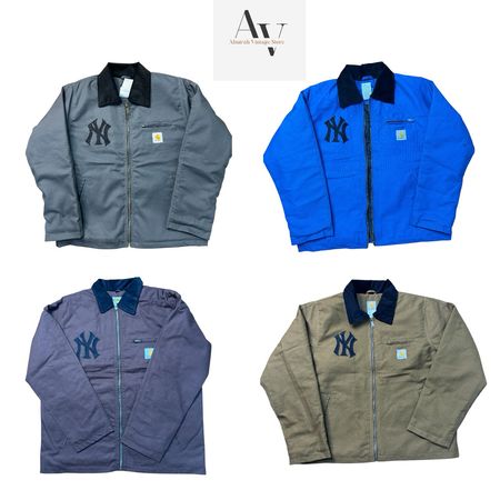 Vestes Detriot yankees style rework Carhartt