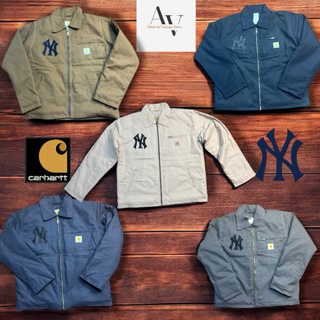 Carhartt rework style yankees detriot jackets