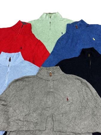 Custom handpick Rl quaterzip and cableknit