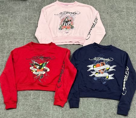 Ed Hardy Women’s Cropped Crewnecks