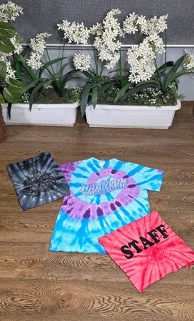 Tie dye shirts