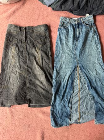 Y2K long skirts