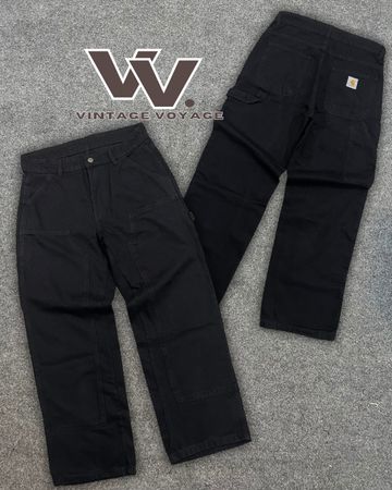 Pantalons Baggy Noirs Carhartt Rework Style - #29825