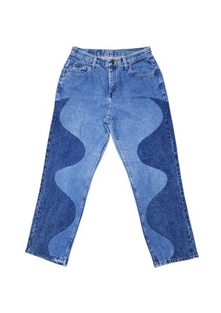 Upcycled Denim Wavy Jeans