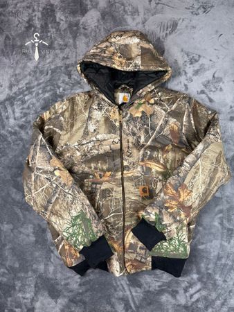 Carhartt rework style jungle print jacket