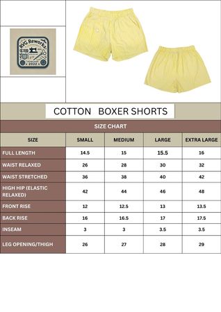 Upcycled Cotton Boxer Shorts