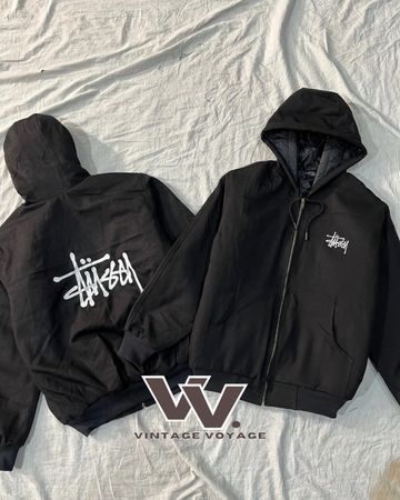 Stussy Rework Style Black Active Jackets - #30825