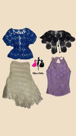Y2k Mixed crochet bundle (M-079)