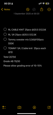 Commande personnalisée sélectionnée à la main