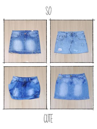 JA 0413 Vintage Midi Denim Skirts