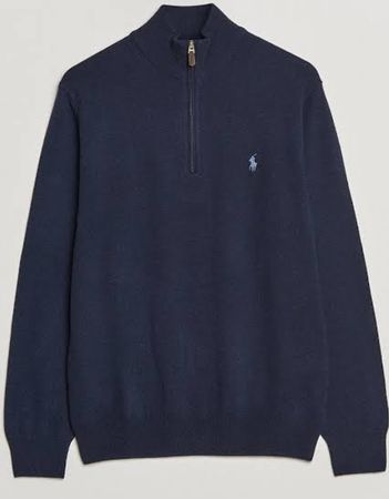 POLO RALPH LAUREN HALF ZIP SWEATER