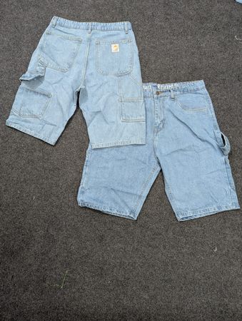 Vintage Carhartt rework style light blue jorts
