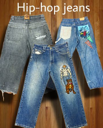 Hip-hop jeans, authentic