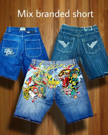 Mix branded short, authentic
